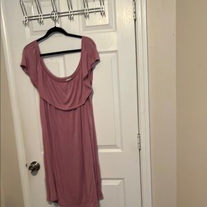 Elegant Mauve Dress